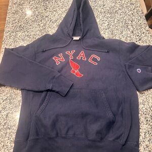 Champion Dark Blue NYAC Hoodie